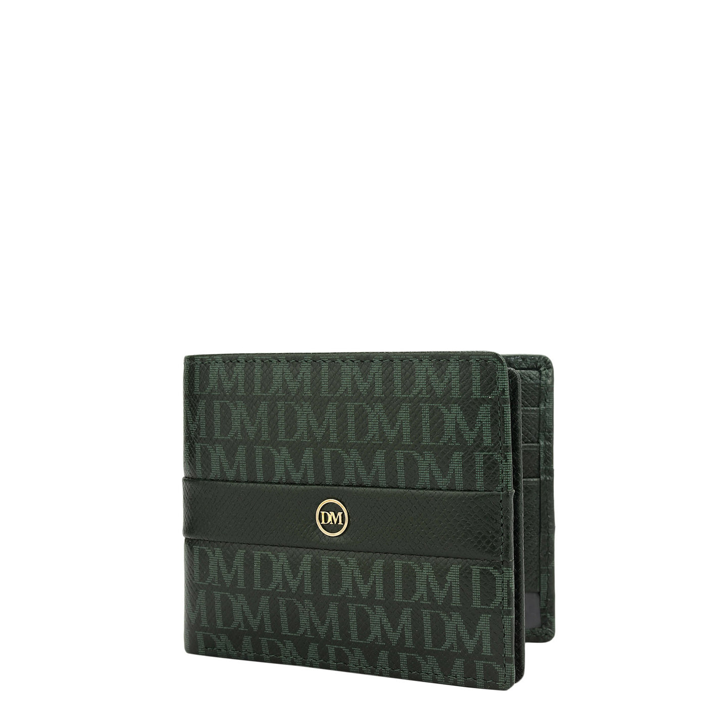 Petrol Green Bifold Leather Mens Wallet