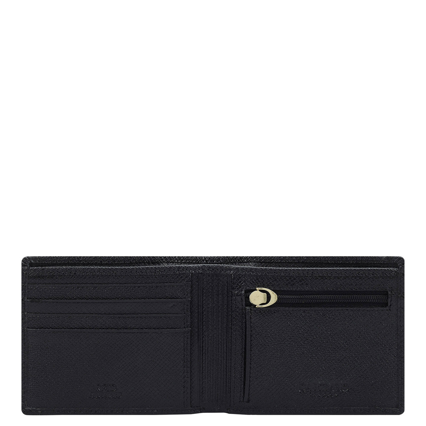 Croco Franzy Leather Mens Wallet - Black