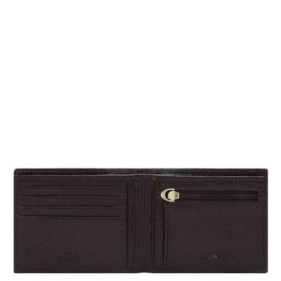 Brown Bifold Leather Mens Wallet