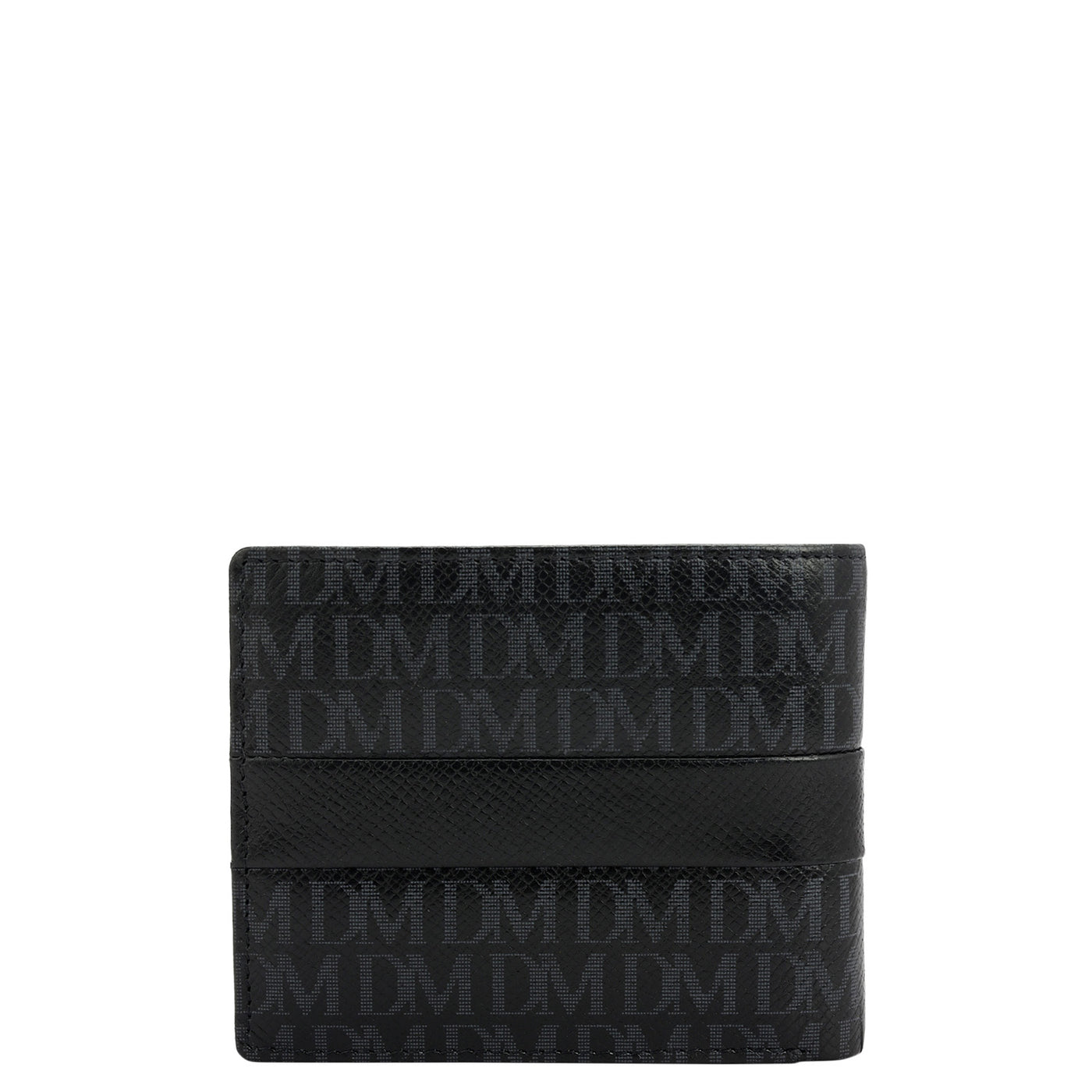 Black Bifold Leather Mens Wallet