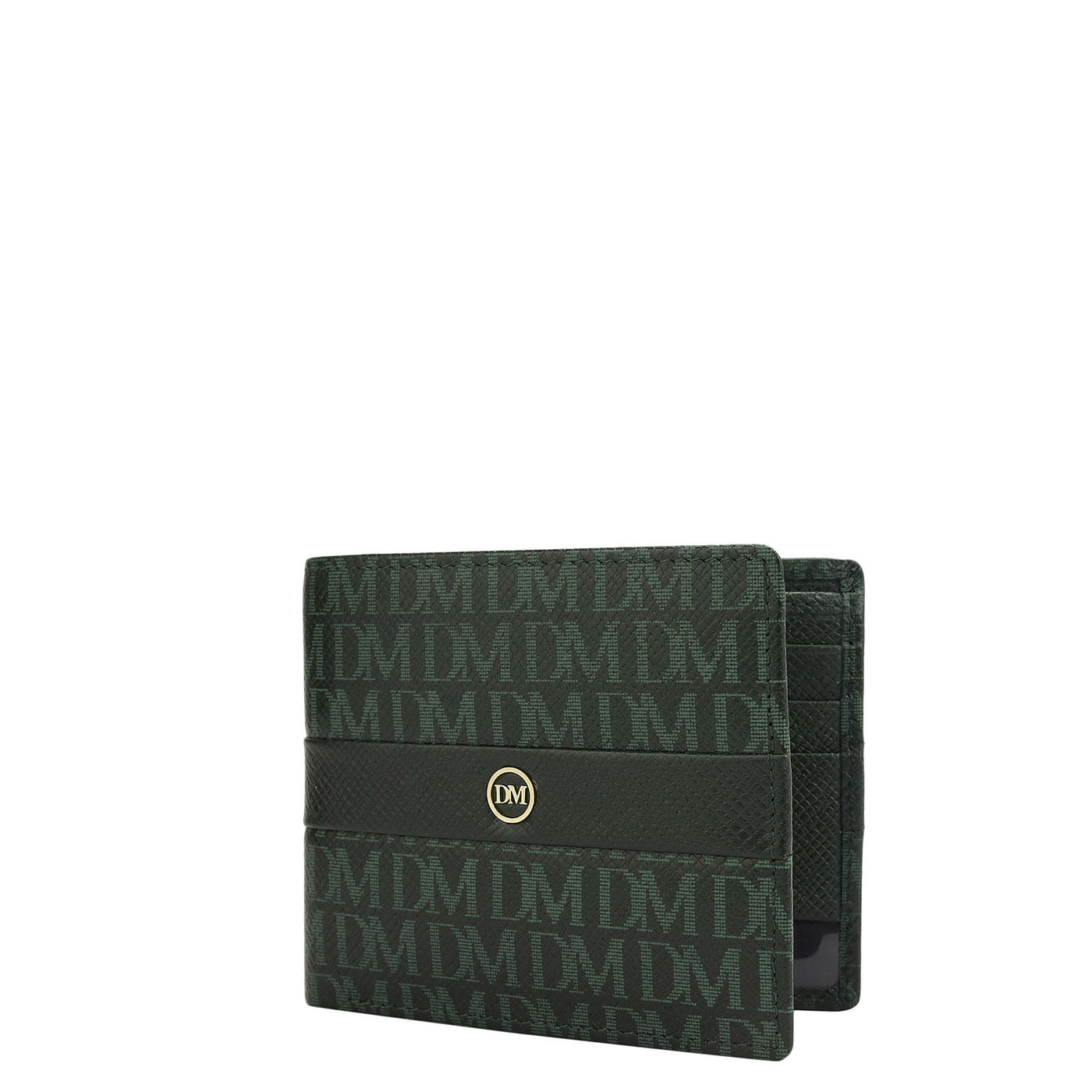 Petrol Green Bifold Leather Mens Wallet