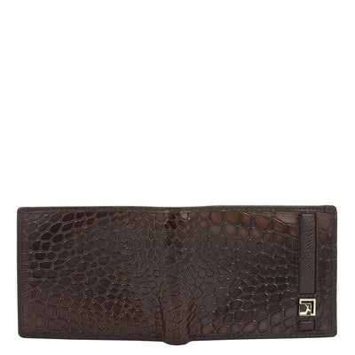 Brown Bifold Leather Mens Wallet