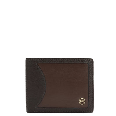 Chocolate Bifold Leather Mens Wallet