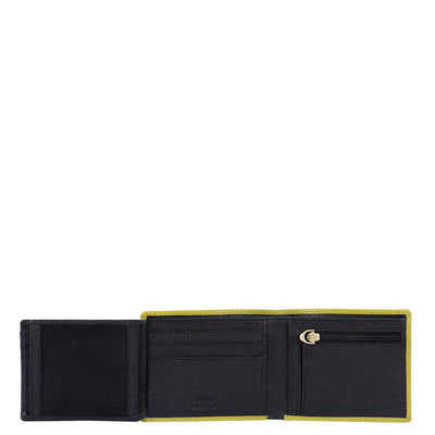 Black Bifold Leather Mens Wallet