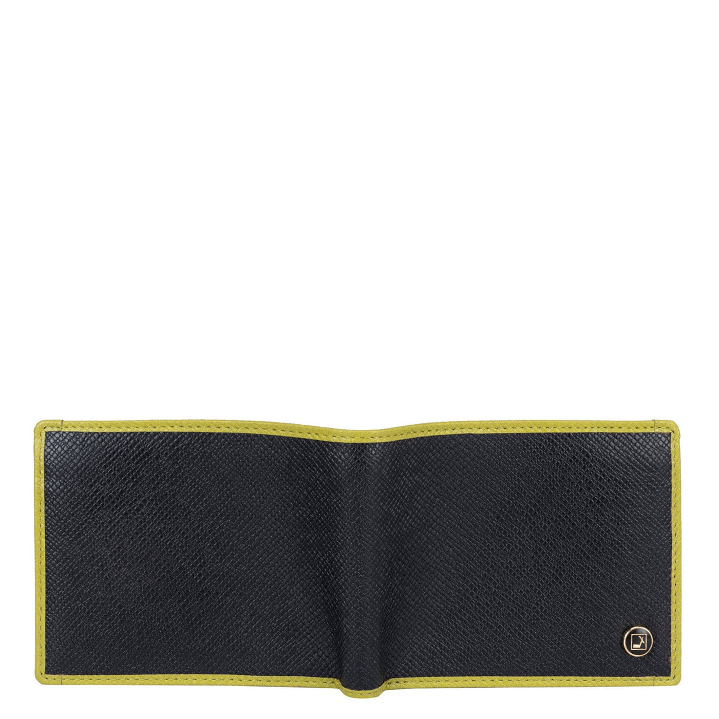 Black Bifold Leather Mens Wallet