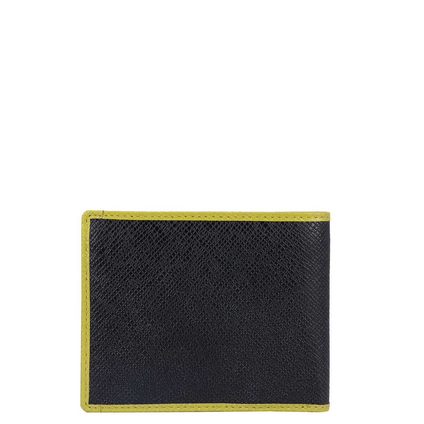 Black Bifold Leather Mens Wallet