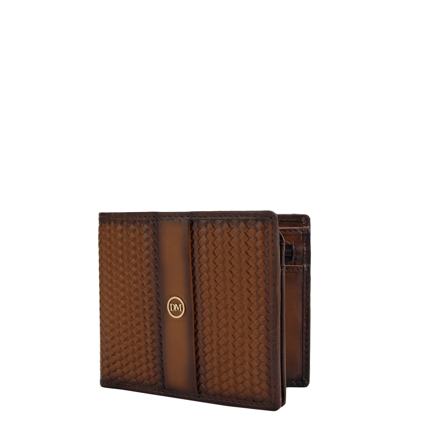 Cognac Bifold Leather Mens Wallet