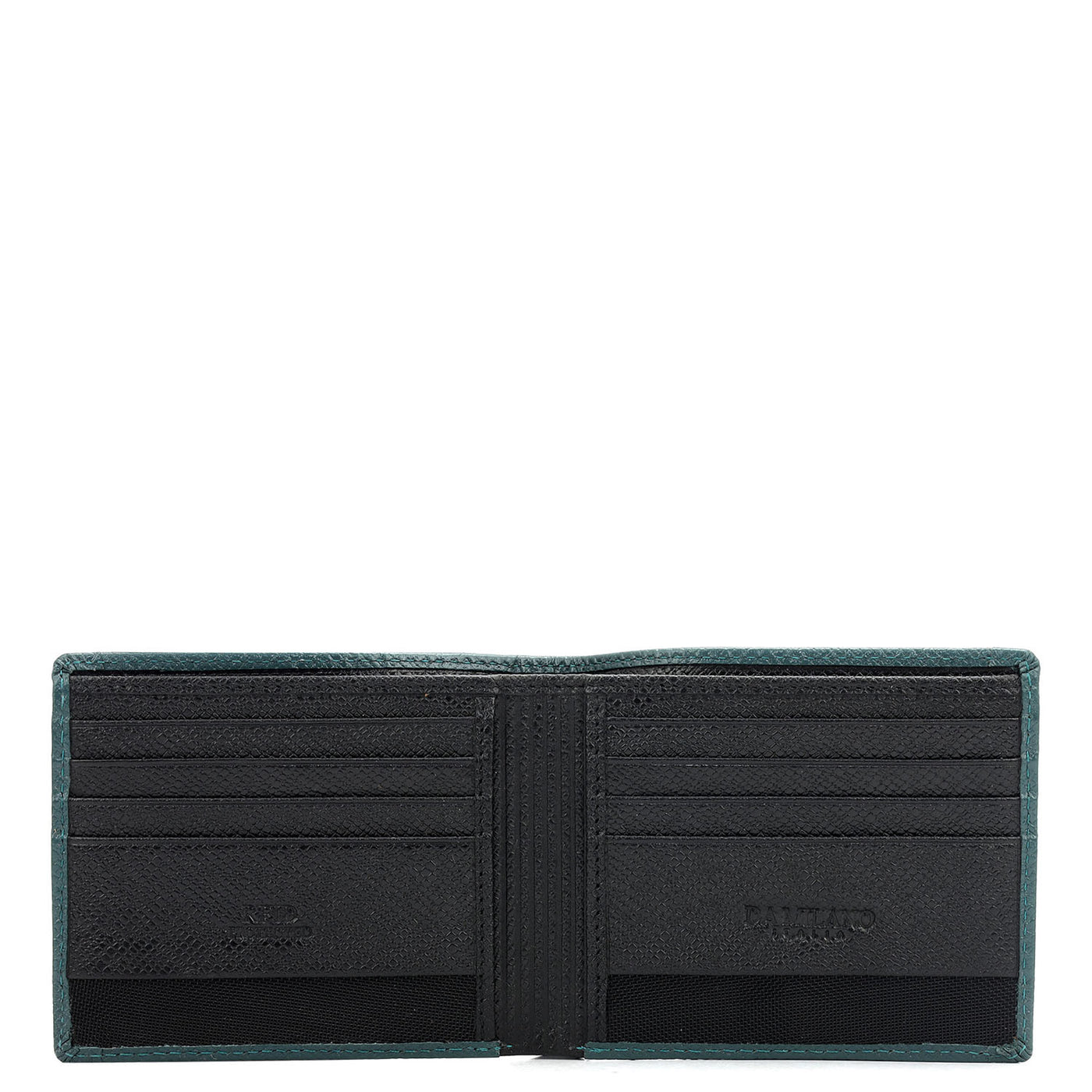 Black Bifold Leather Mens Wallet