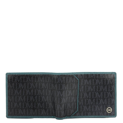 Black Bifold Leather Mens Wallet