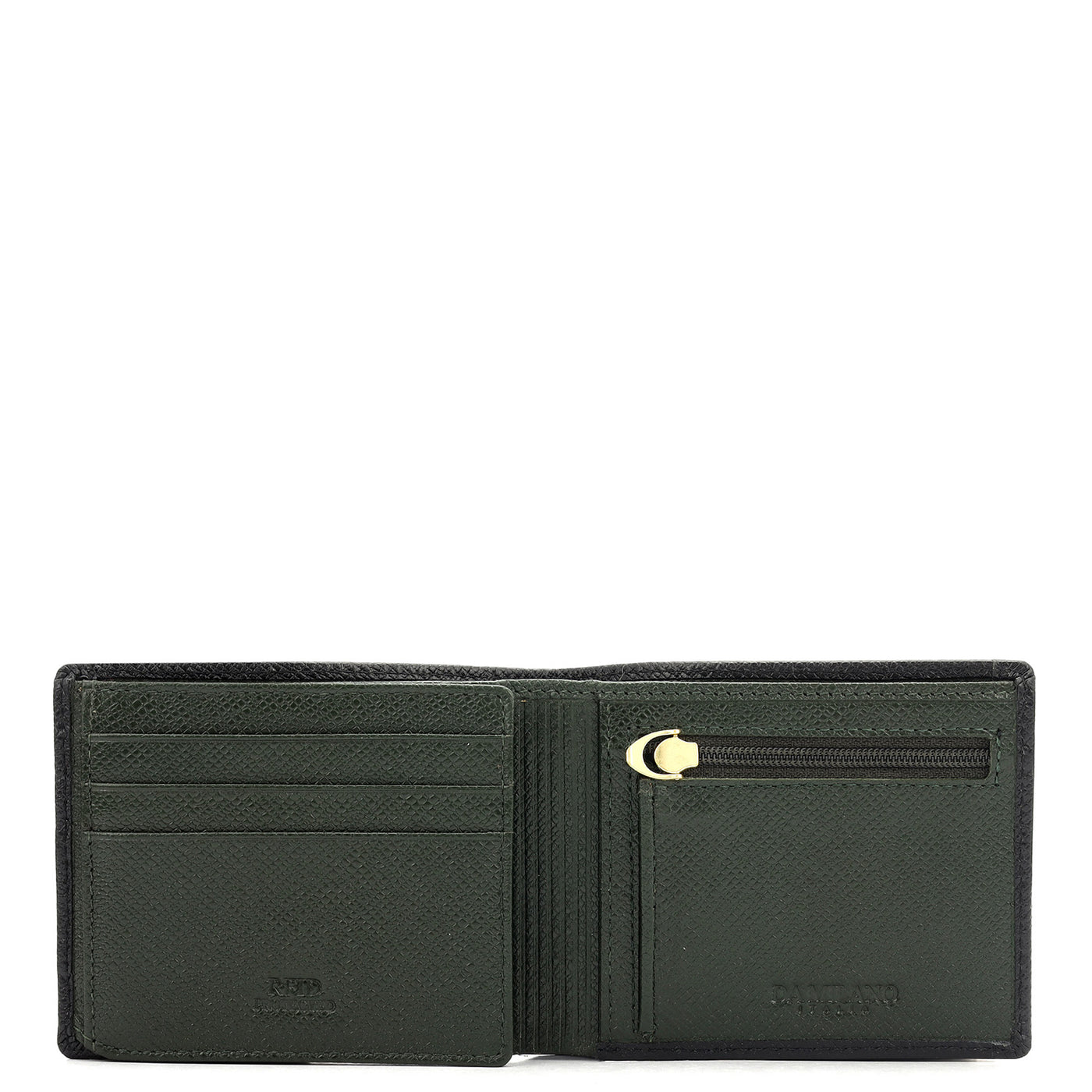 Petrol Green Bifold Leather Mens Wallet