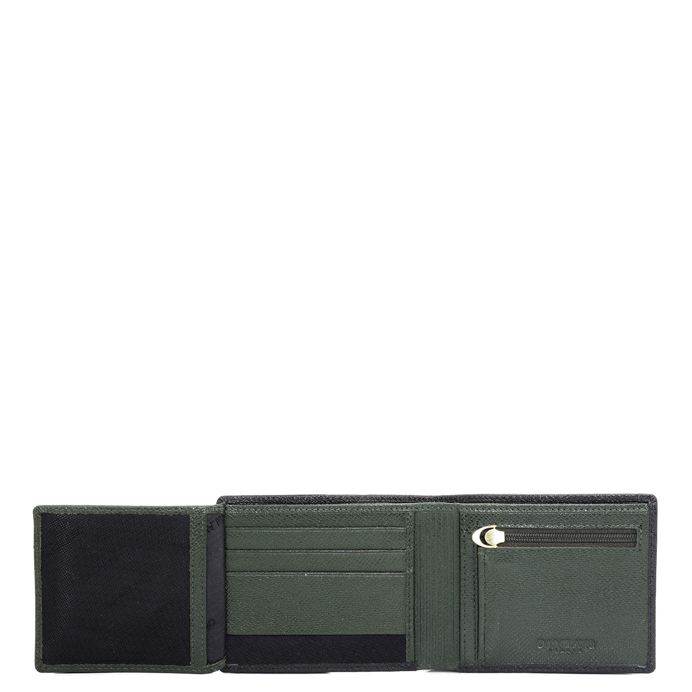 Petrol Green Bifold Leather Mens Wallet