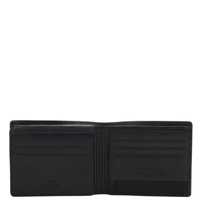 Beige Bifold Leather Mens Wallet