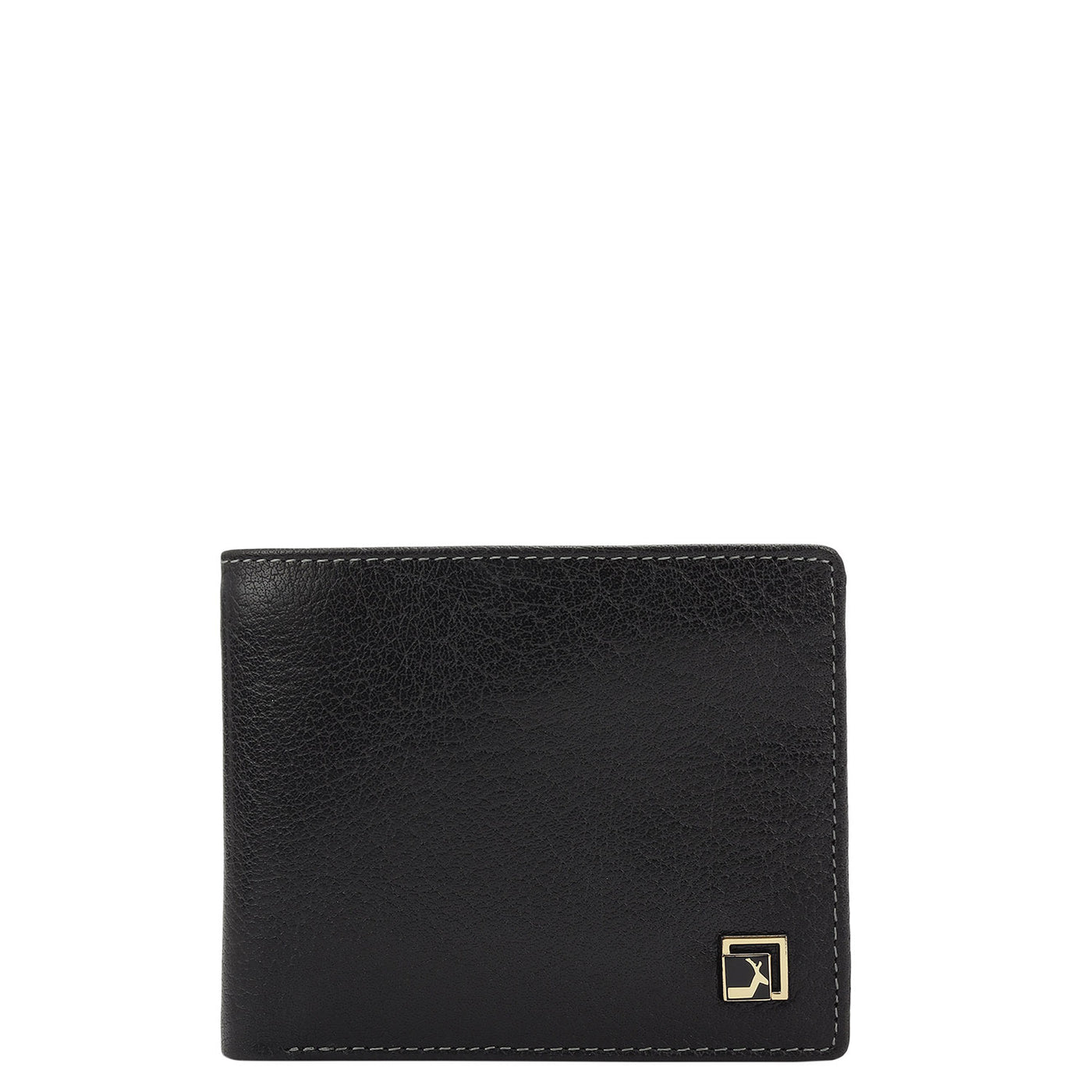 Black Bifold Leather Mens Wallet