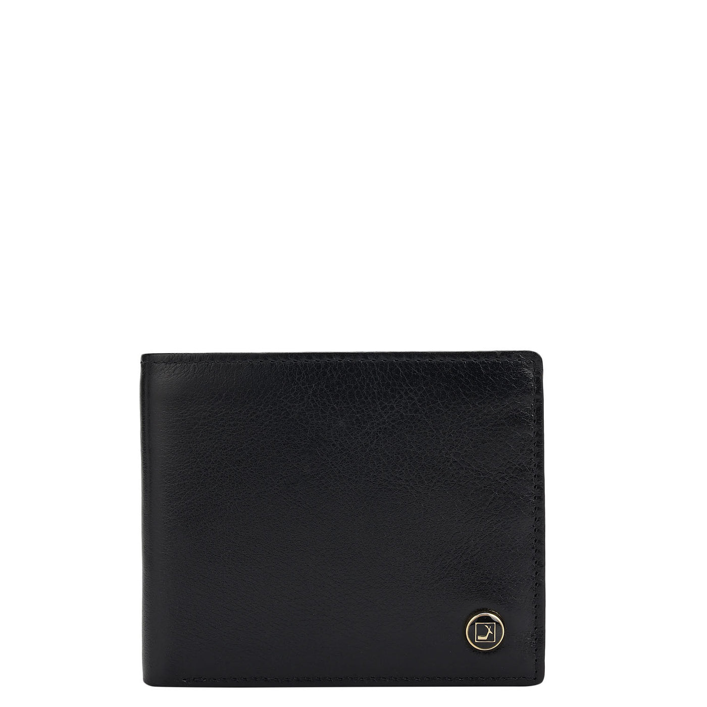 Black Bifold Leather Mens Wallet