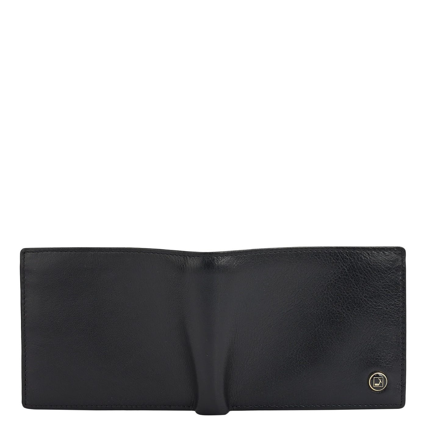 Black Bifold Leather Mens Wallet