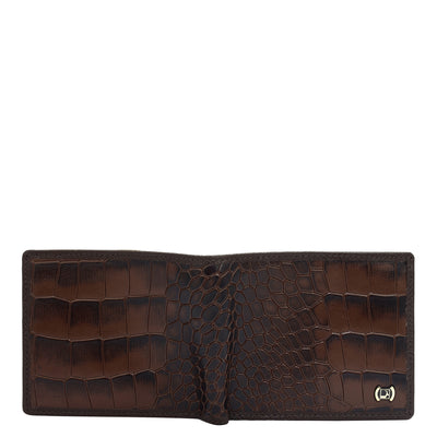 Brown Bifold Leather Mens Wallet