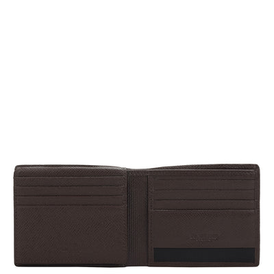 Brown Bifold Leather Mens Wallet