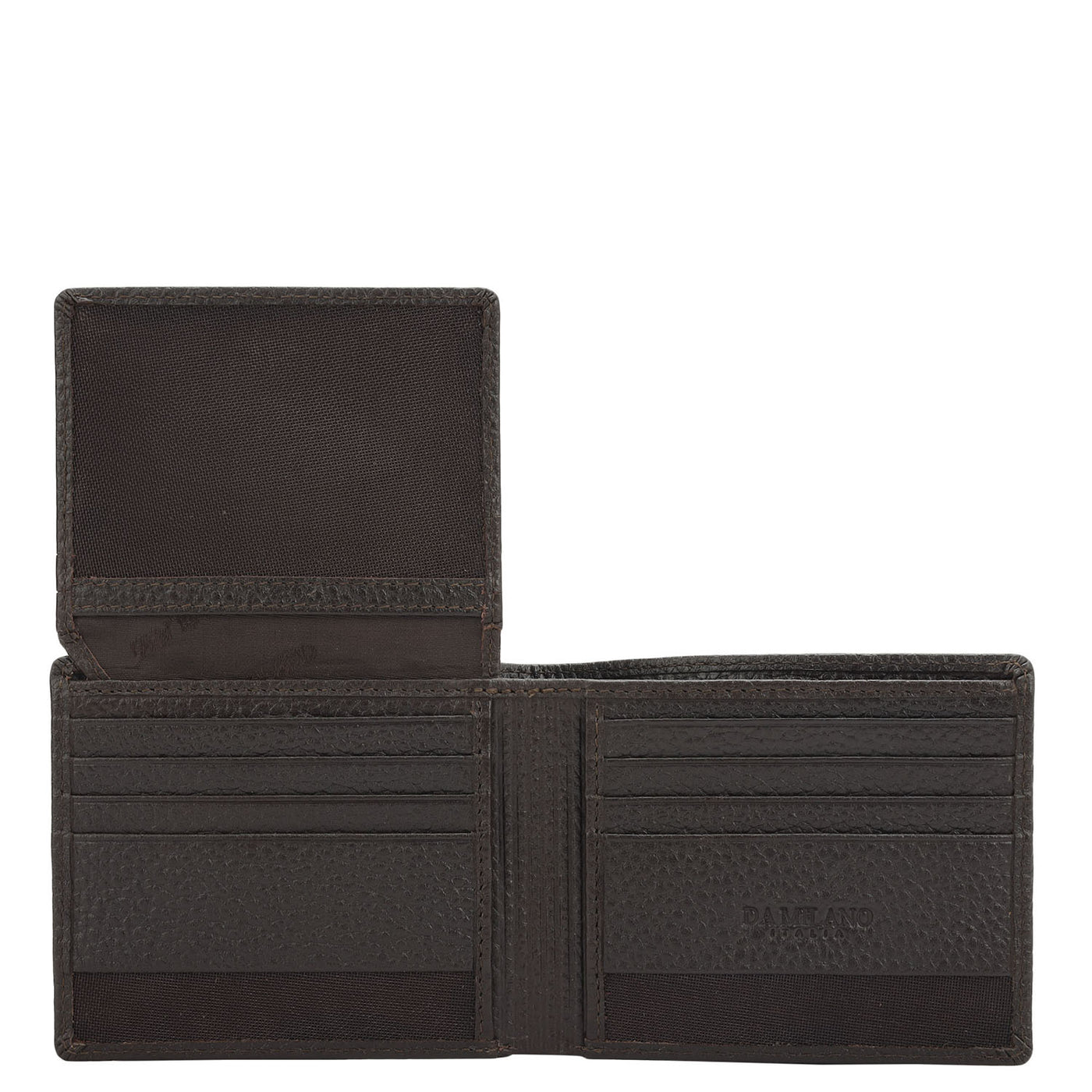 Chocolate Bifold Leather Mens Wallet