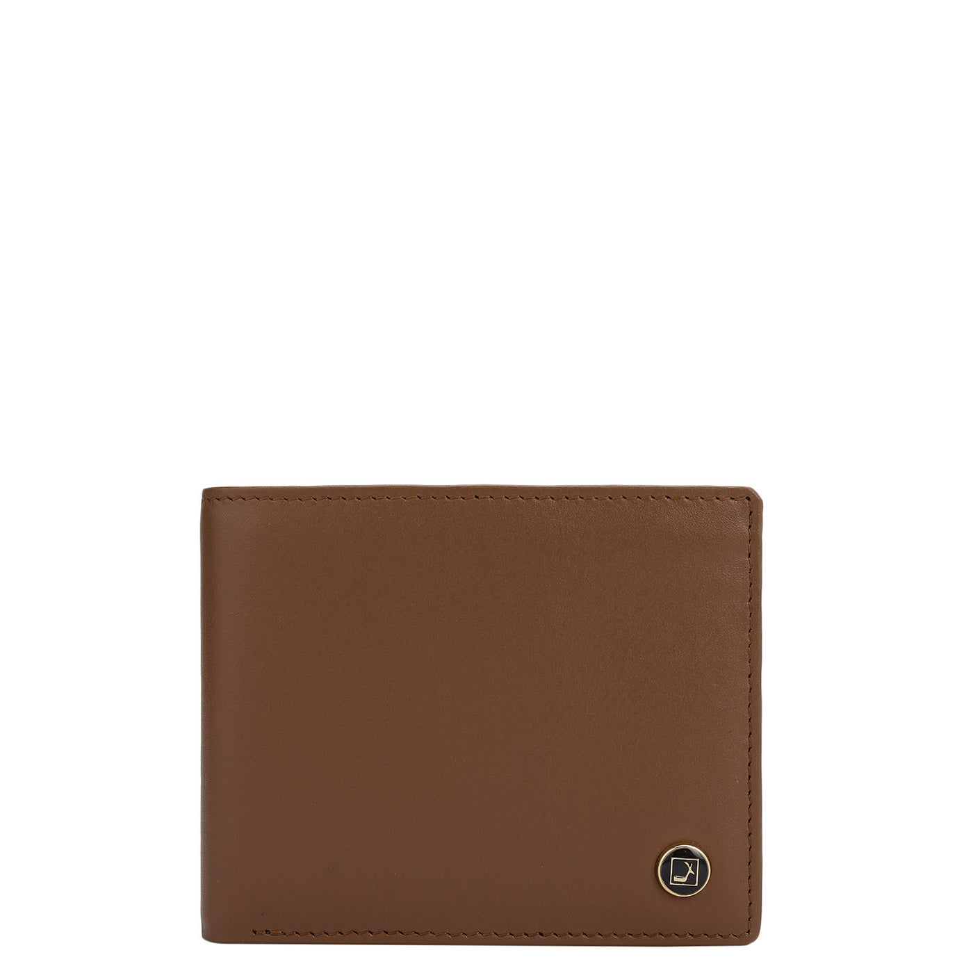 Cognac Bifold Leather Mens Wallet