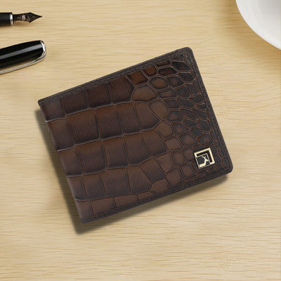 Date Bifold Leather Mens Wallet