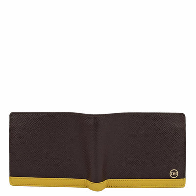 Chocolate Bifold Leather Mens Wallet