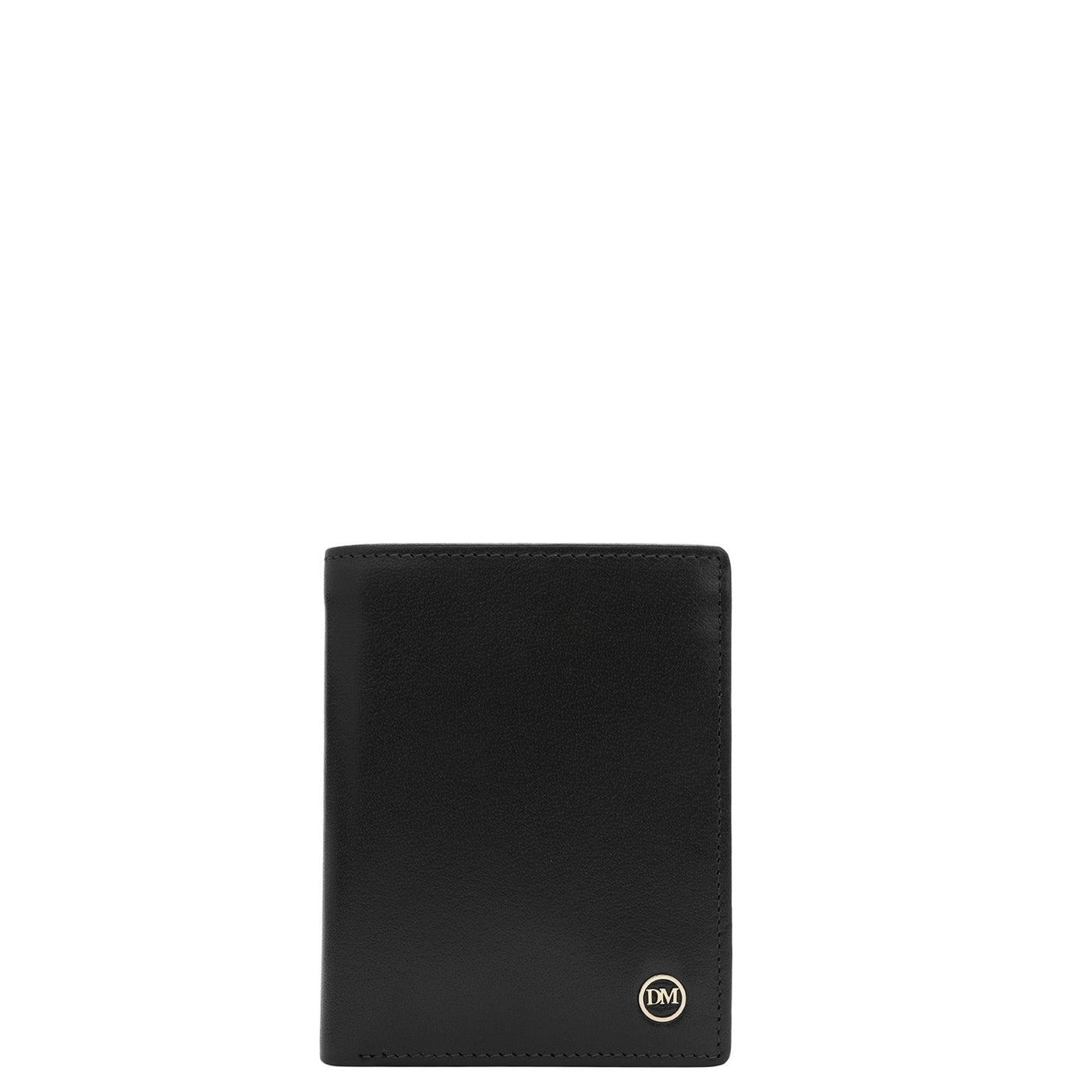 Black Bifold Leather Mens Wallet