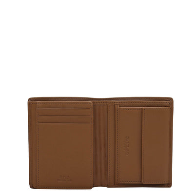 Cognac Bifold Leather Mens Wallet