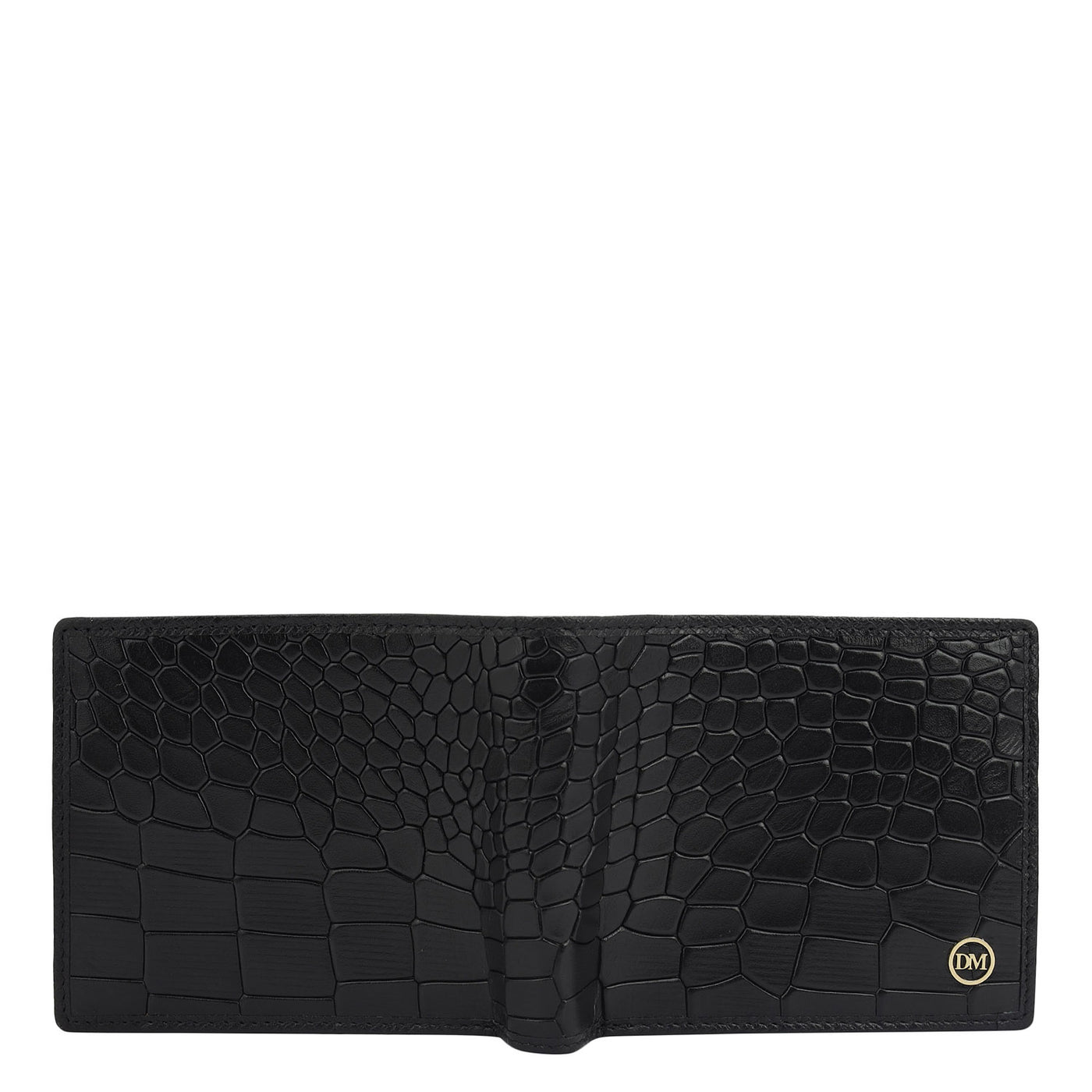 Black Bifold Leather Mens Wallet