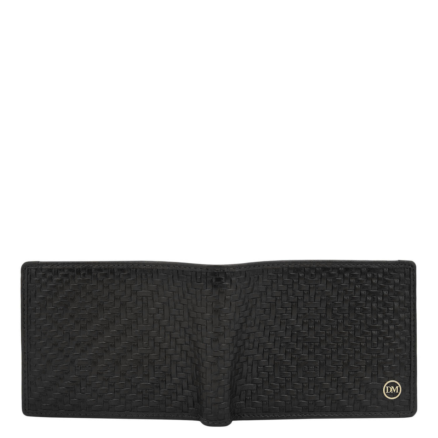 Black Bifold Leather Mens Wallet