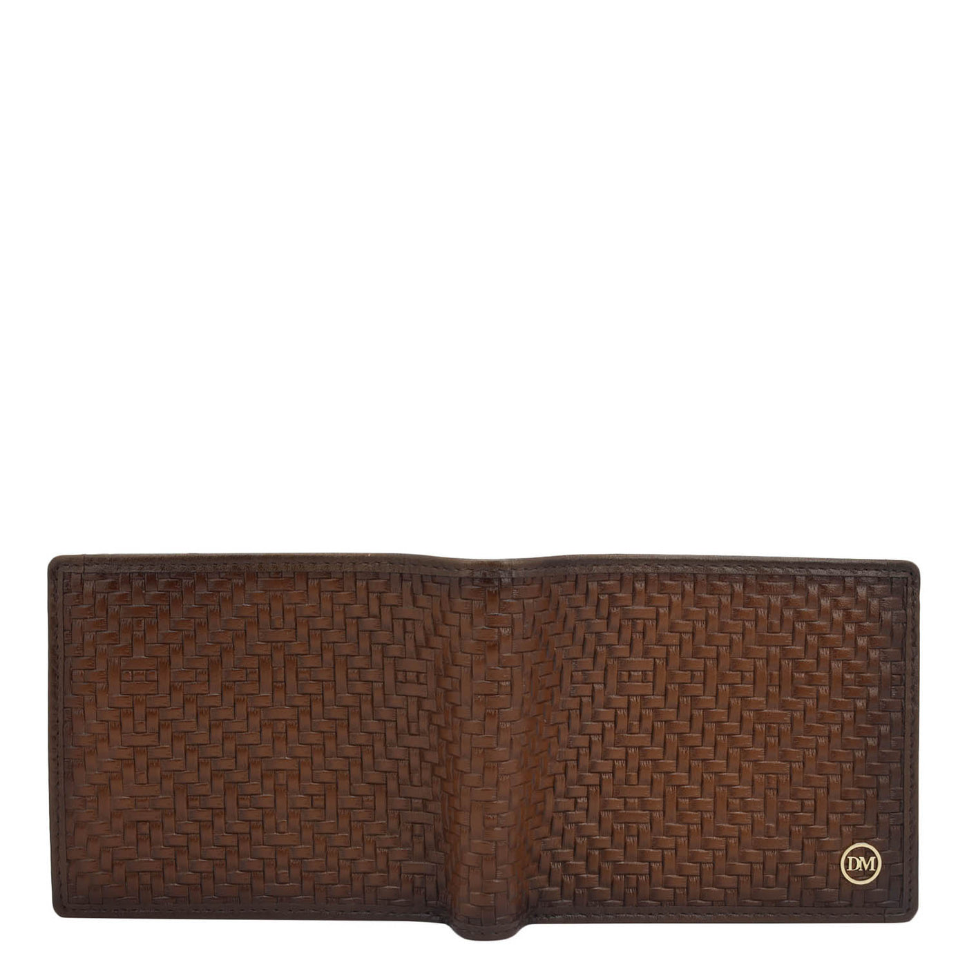 Cognac Bifold Leather Mens Wallet