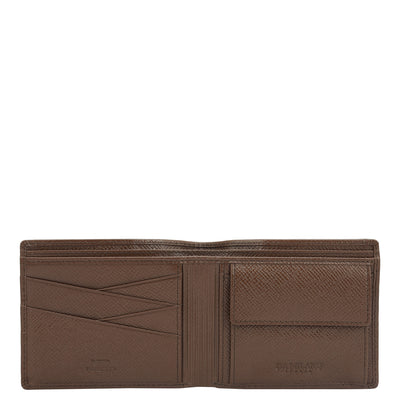 Date Bifold Leather Mens Wallet