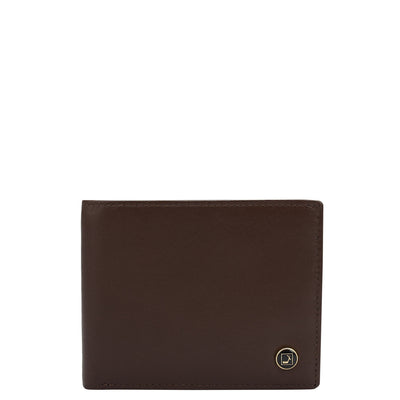 Brown Bifold Leather Mens Wallet