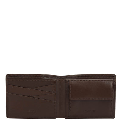 Brown Bifold Leather Mens Wallet