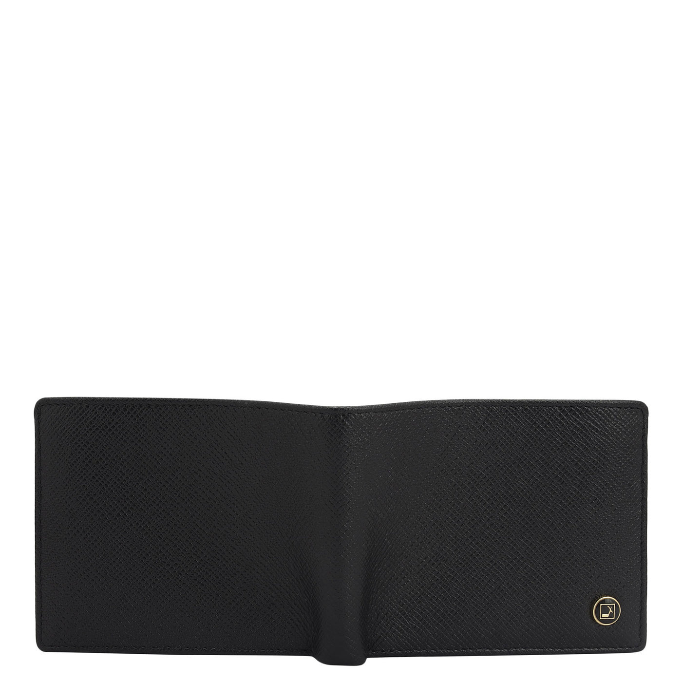 Black Bifold Leather Mens Wallet