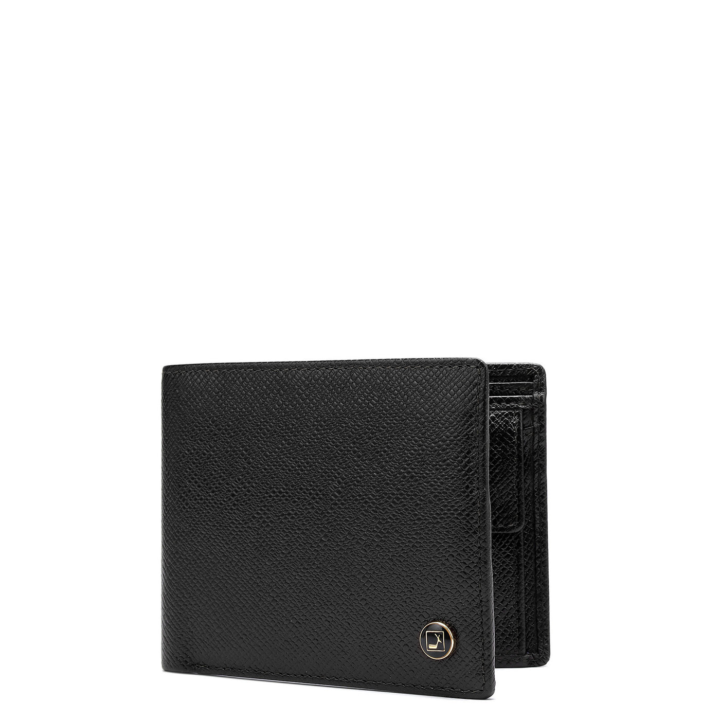 Franzy Leather Mens Wallet - Black