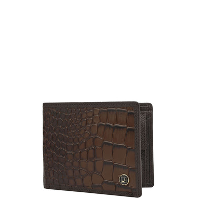 Date Bifold Leather Mens Wallet