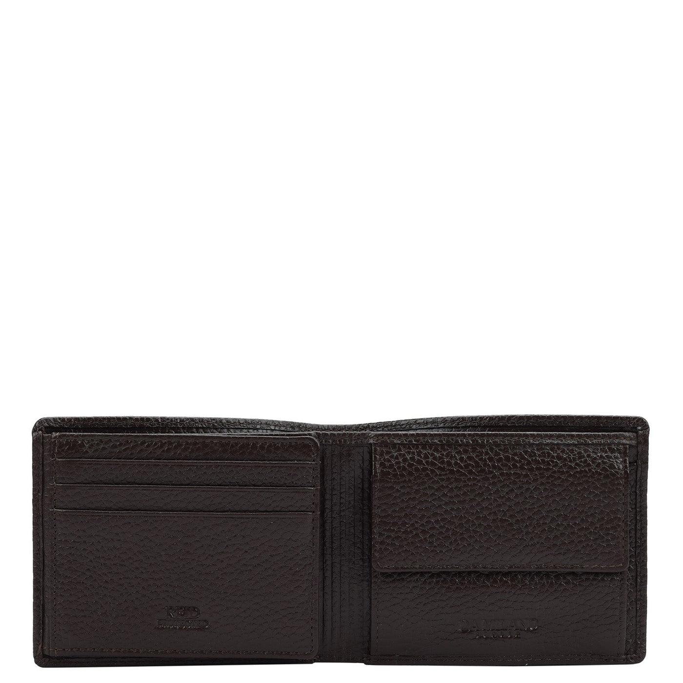 Chocolate Bifold Leather Mens Wallet