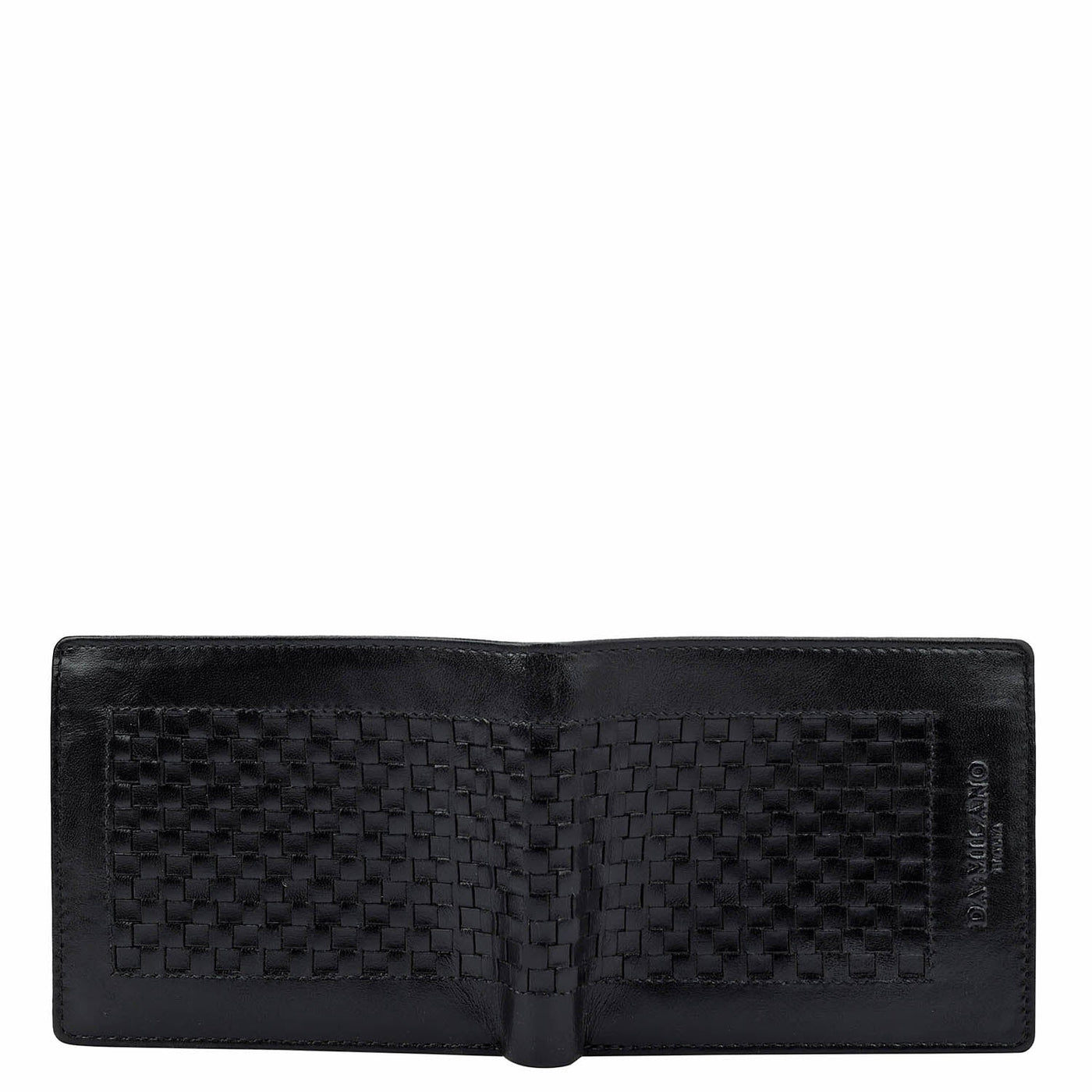 Black Bifold Leather Mens Wallet