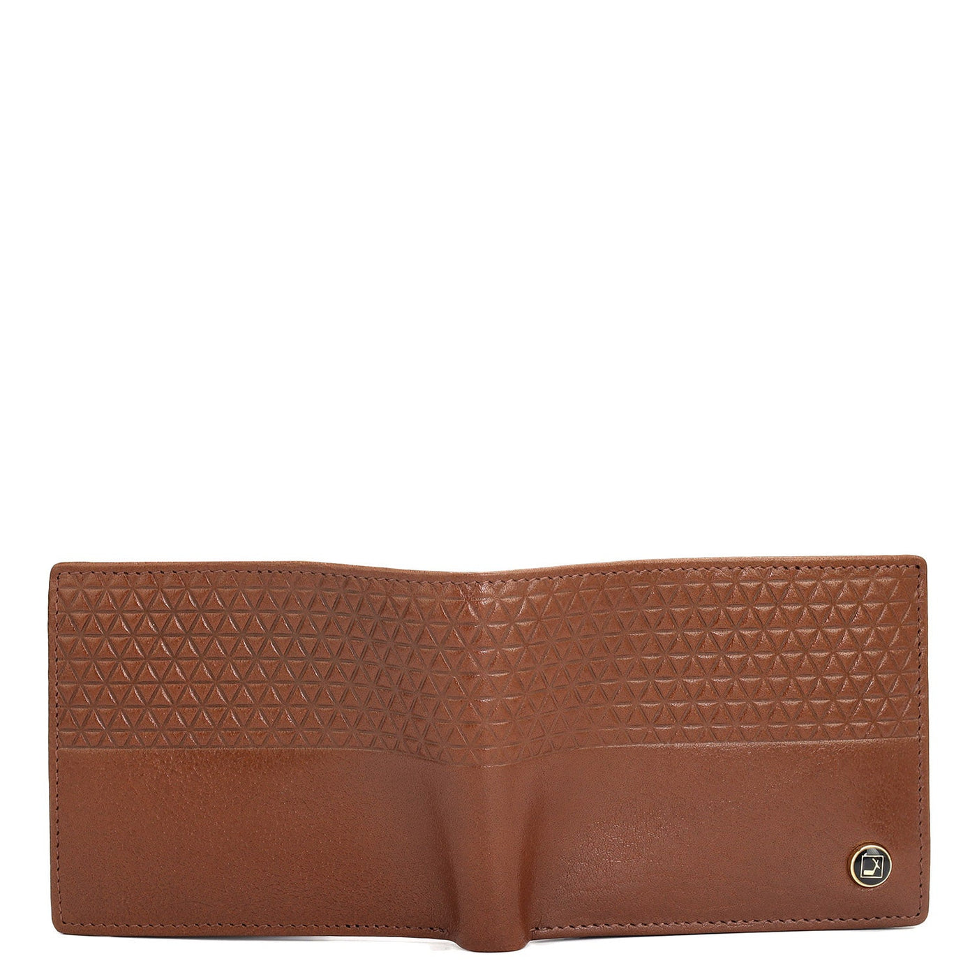 Cognac Bifold Leather Mens Wallet