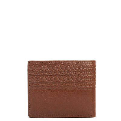 Cognac Bifold Leather Mens Wallet