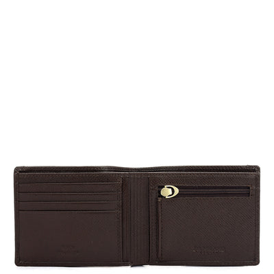 Brown Bifold Leather Mens Wallet