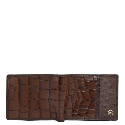 Brown Bifold Leather Mens Wallet