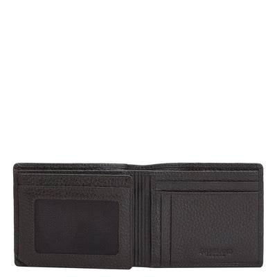 Chocolate Bifold Leather Mens Wallet