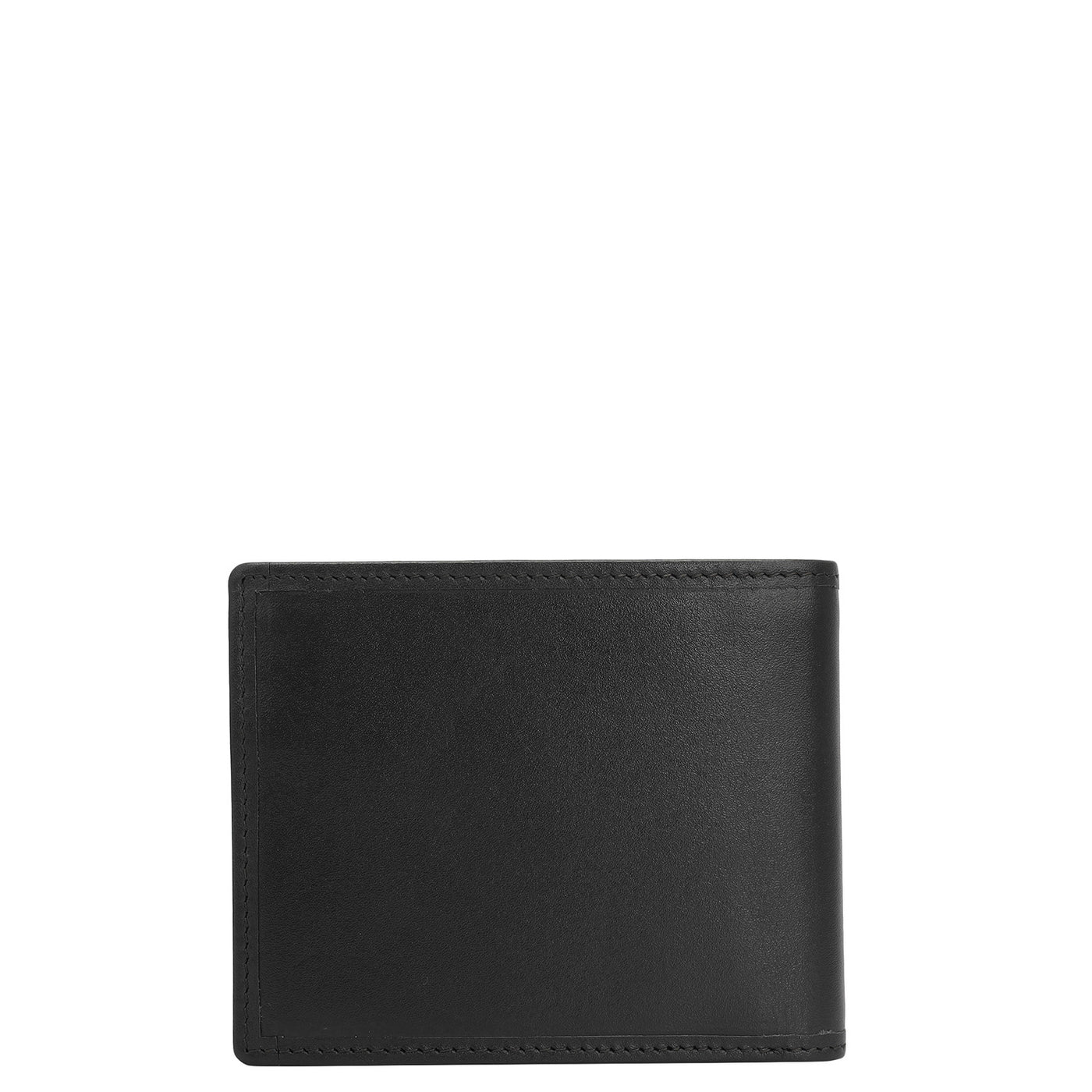 Black Bifold Leather Mens Wallet