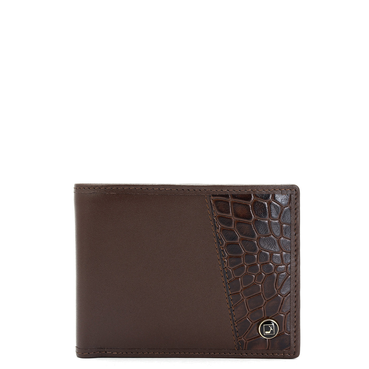 Brown Bifold Leather Mens Wallet