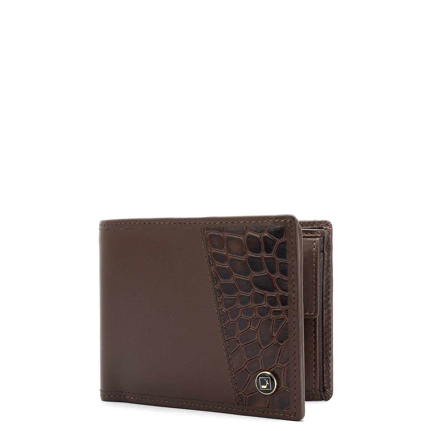 Brown Bifold Leather Mens Wallet