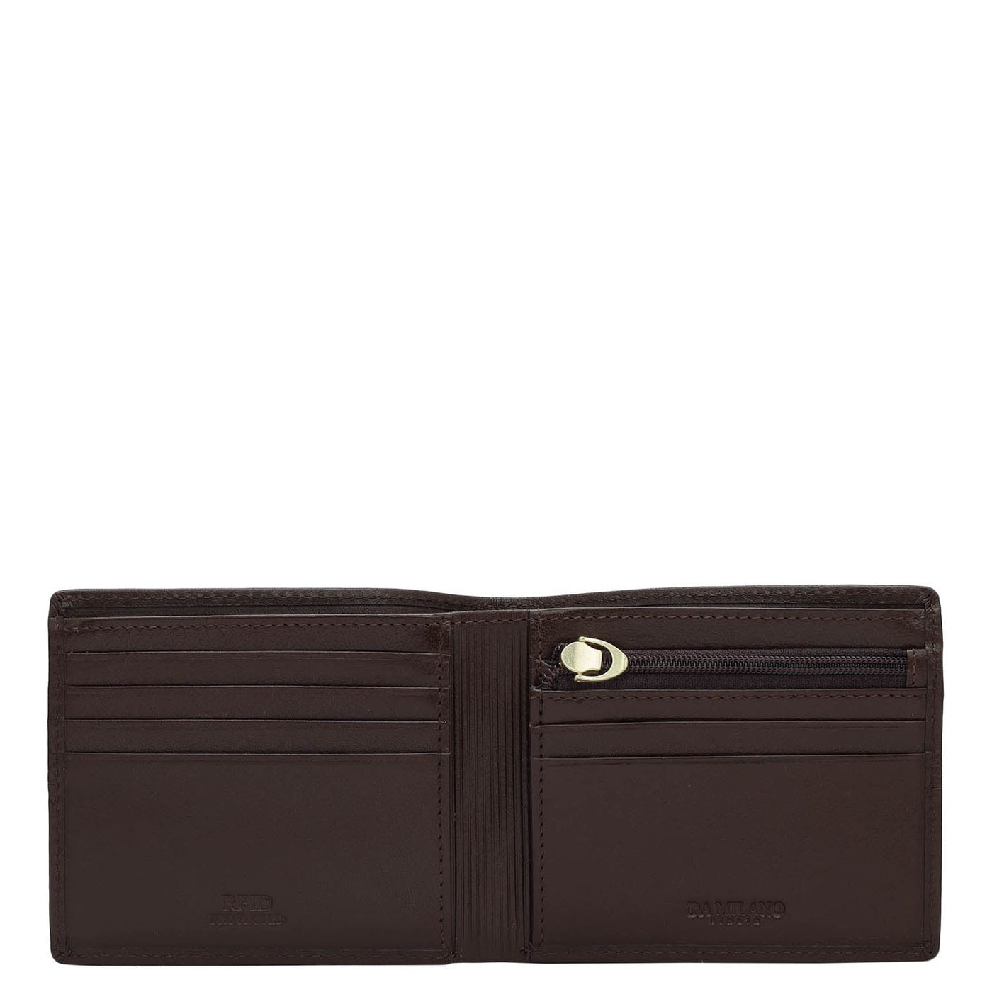 Brown Bifold Leather Mens Wallet