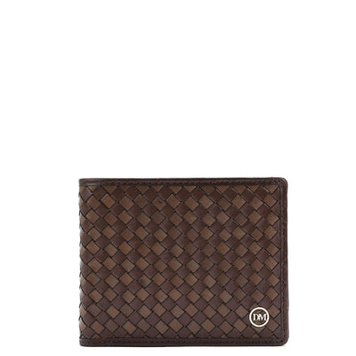 Brown Bifold Leather Mens Wallet