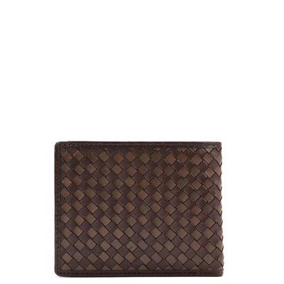 Brown Bifold Leather Mens Wallet