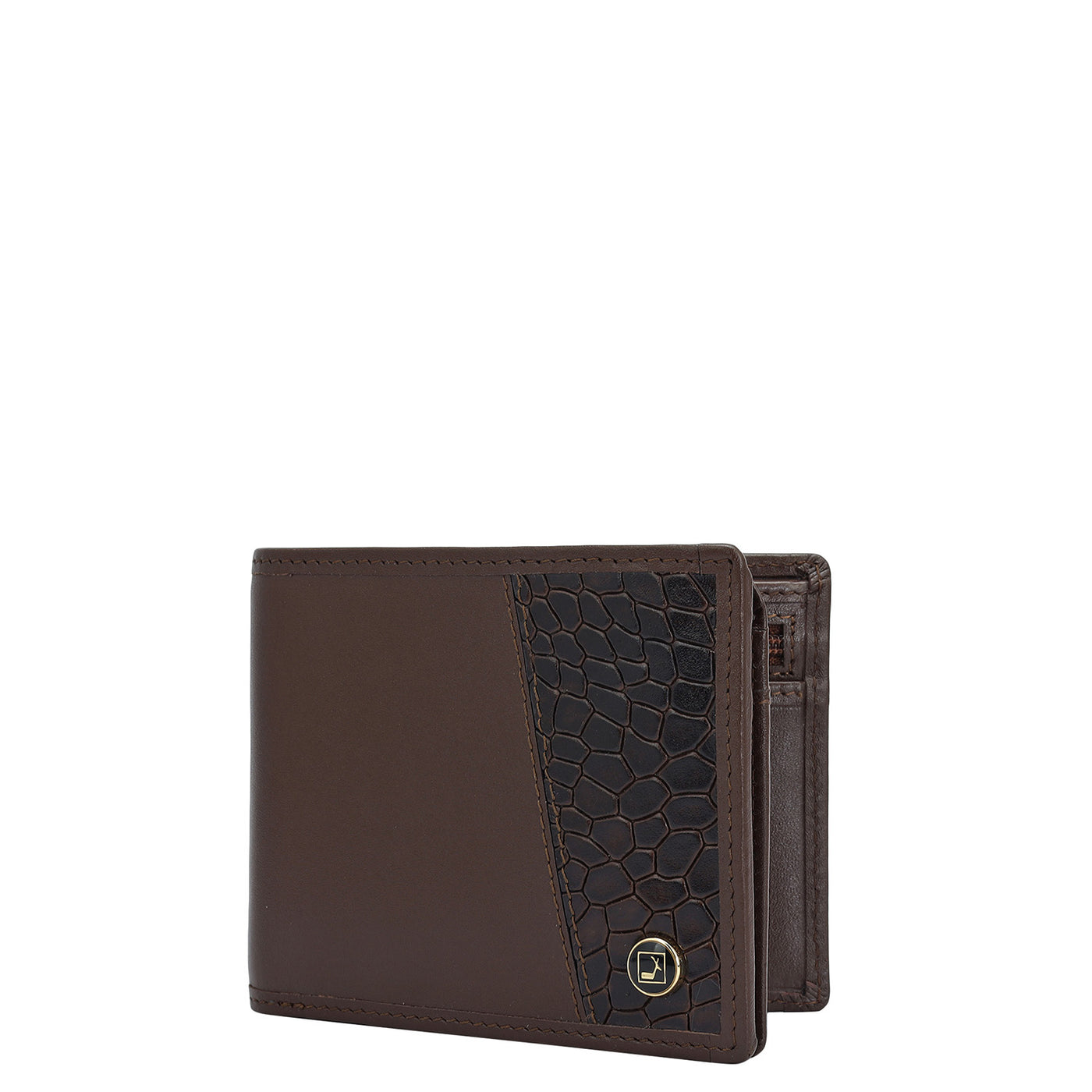 Brown Bifold Leather Mens Wallet